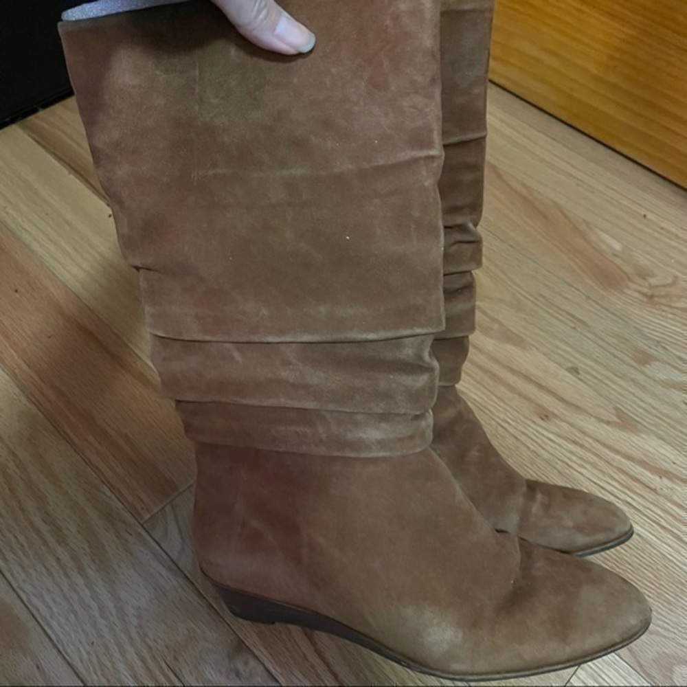 Banana Republic Bonita Suede Wedge Boot - Size 7